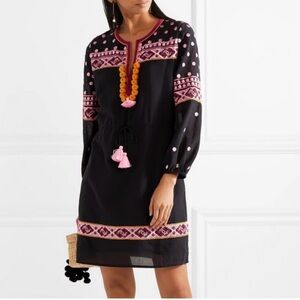 Figue Savannah Embroidered Dress Polka Dot